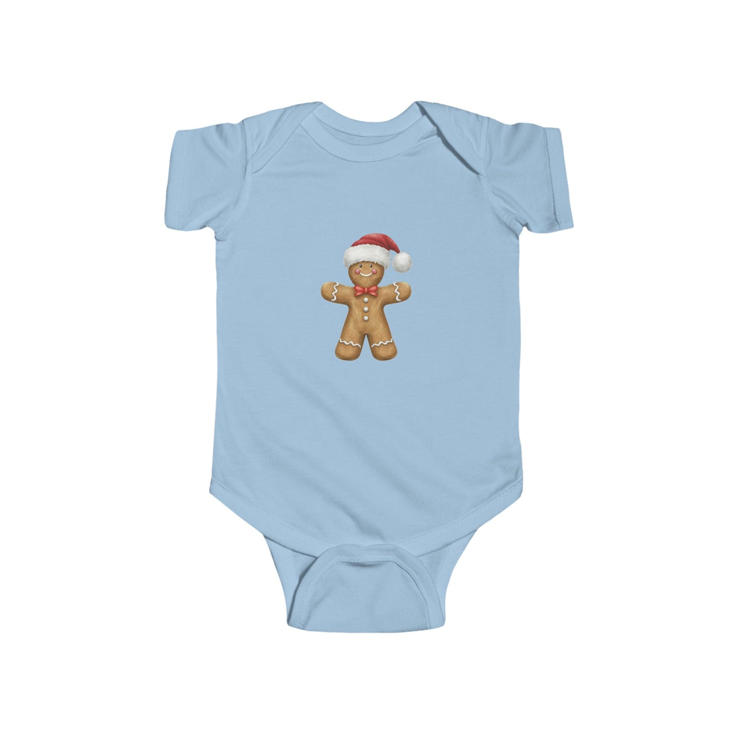 Cute Gingerbread Holiday Infant Bodysuit - Baby Shower Gift, Christmas Outfit, Winter Fashion, Baby Remembrance