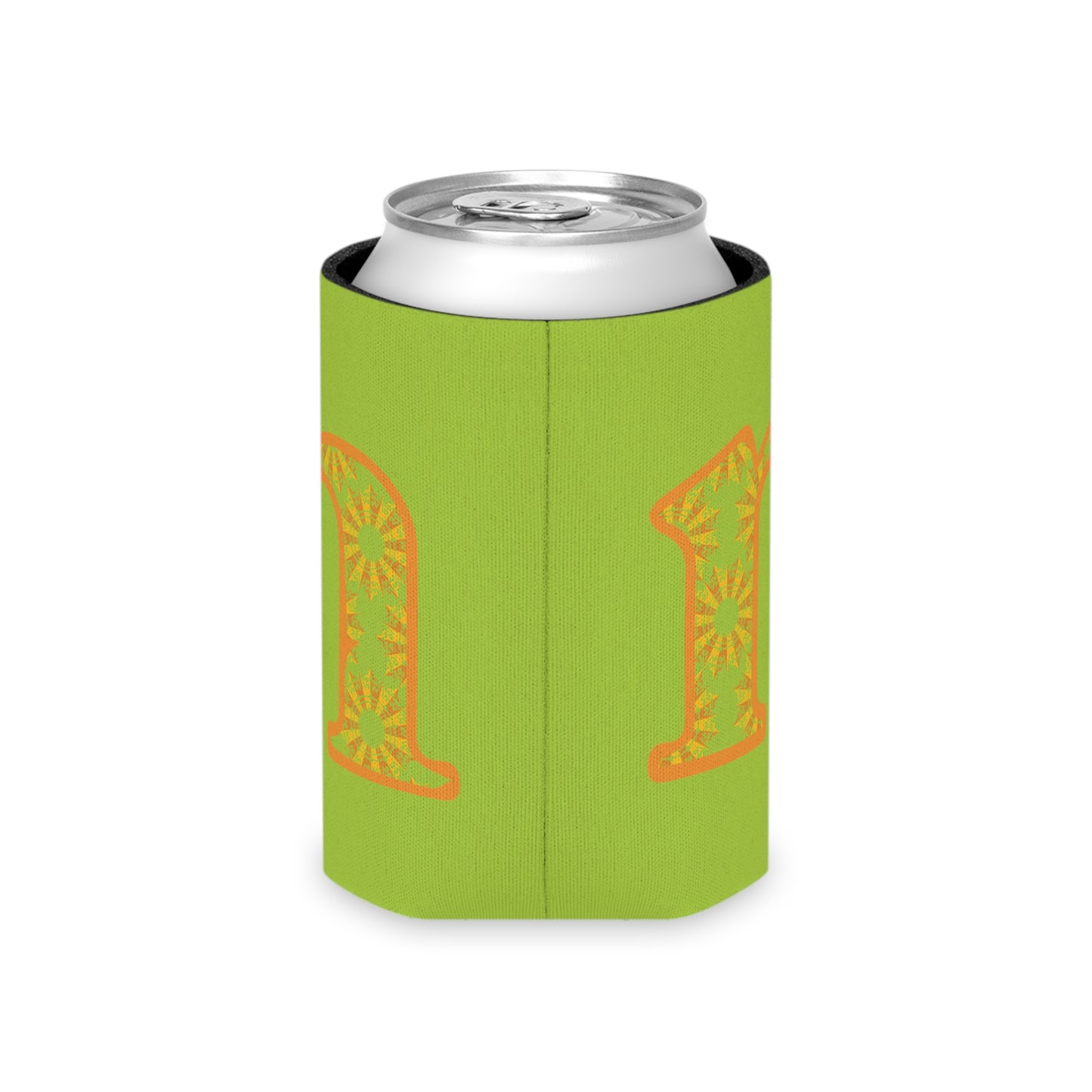 Vibrant Initial Can Cooler, Personalized Party Favor, Summer BBQ Accessory, Custom Drink Sleeve, Gift for Him/Her