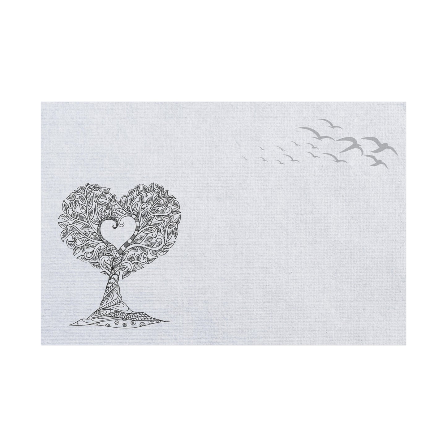 Matte Canvas, Stretched, 1.25" - Heart Tree