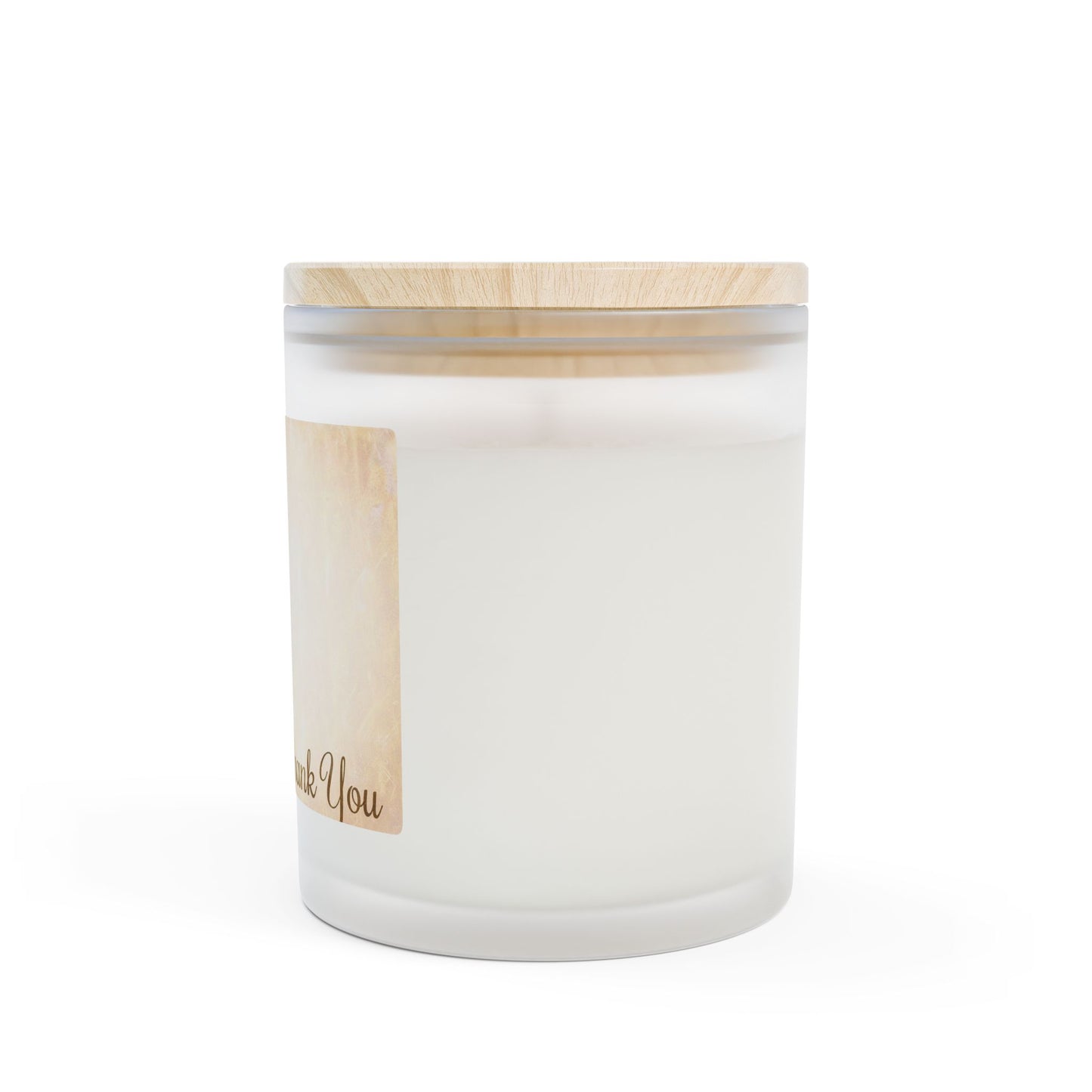 Frosted Glass Candle, 11oz