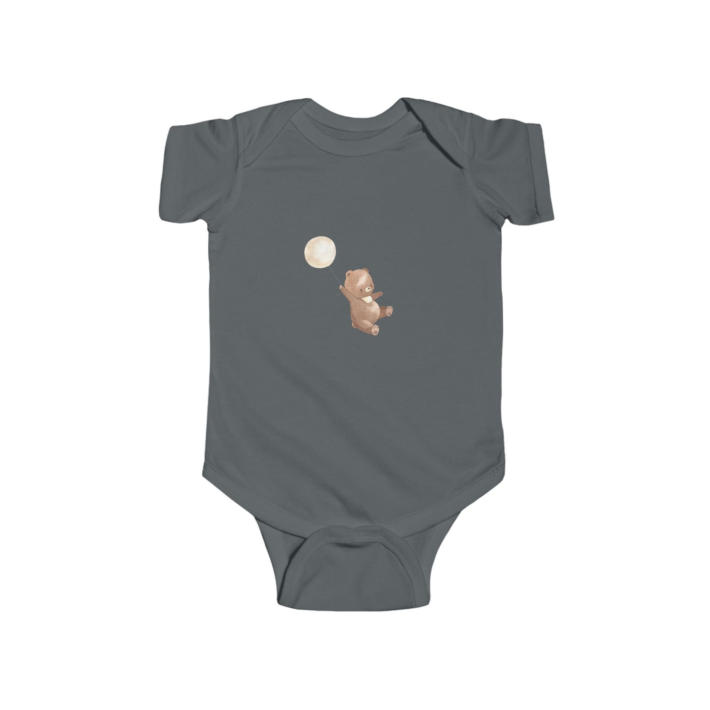 Cute Moonlight Bear Bodysuit for Infants, Baby Shower Gift, Nursery Outfit, Sweet Dreams Clothes, Newborn Onesie