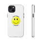 Happy Face Phone Case, Tough Cases, Don’t Worry, Be Happy, Cute Gift for Friends, Positive Vibes, Fun Mobile Accessories