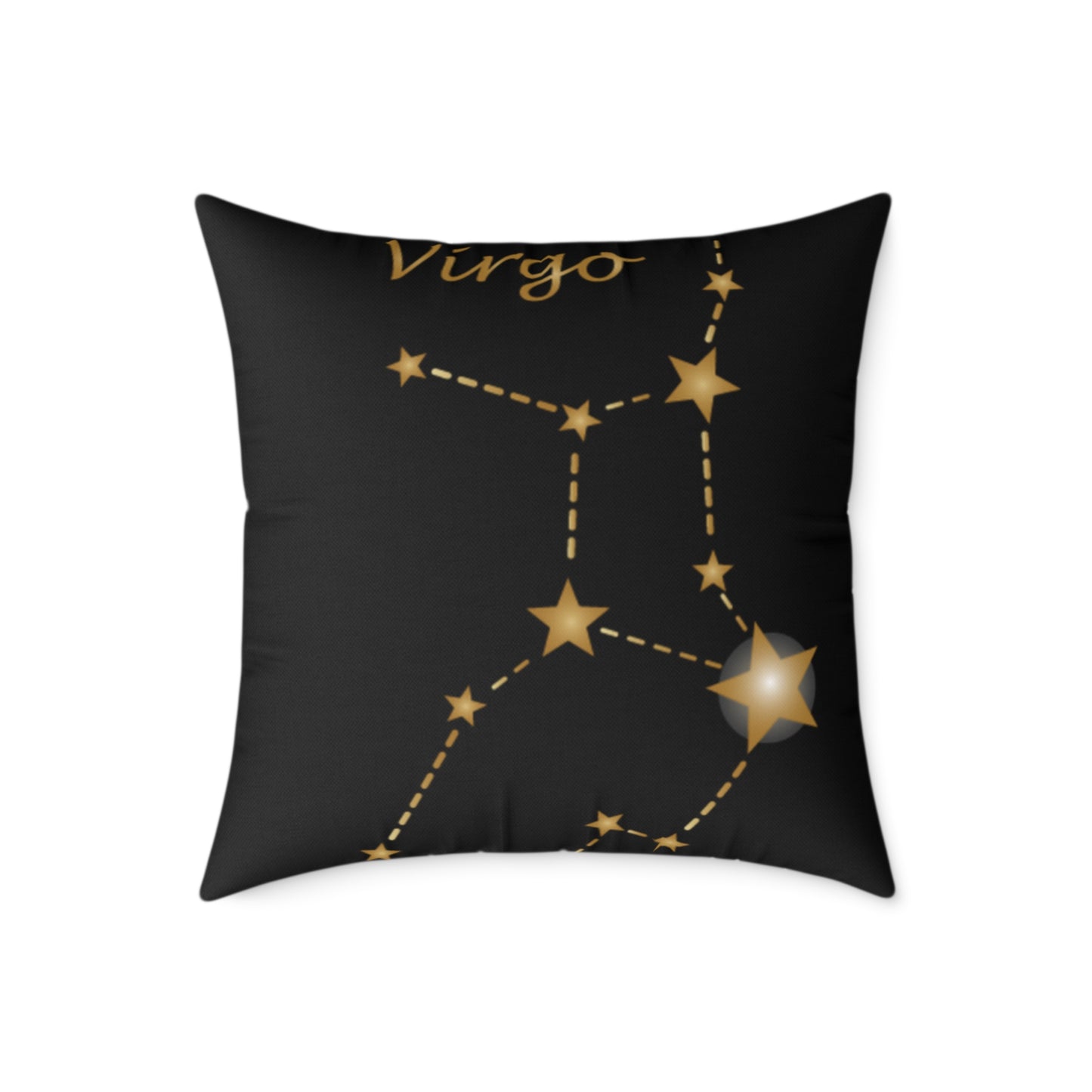 Virgo Constellation Throw Pillow - Zodiac Home Decor, Astrology Gift, Star Sign Cushion, Unique Housewarming Item, Celestial Design