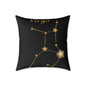 Virgo Constellation Throw Pillow - Zodiac Home Decor, Astrology Gift, Star Sign Cushion, Unique Housewarming Item, Celestial Design