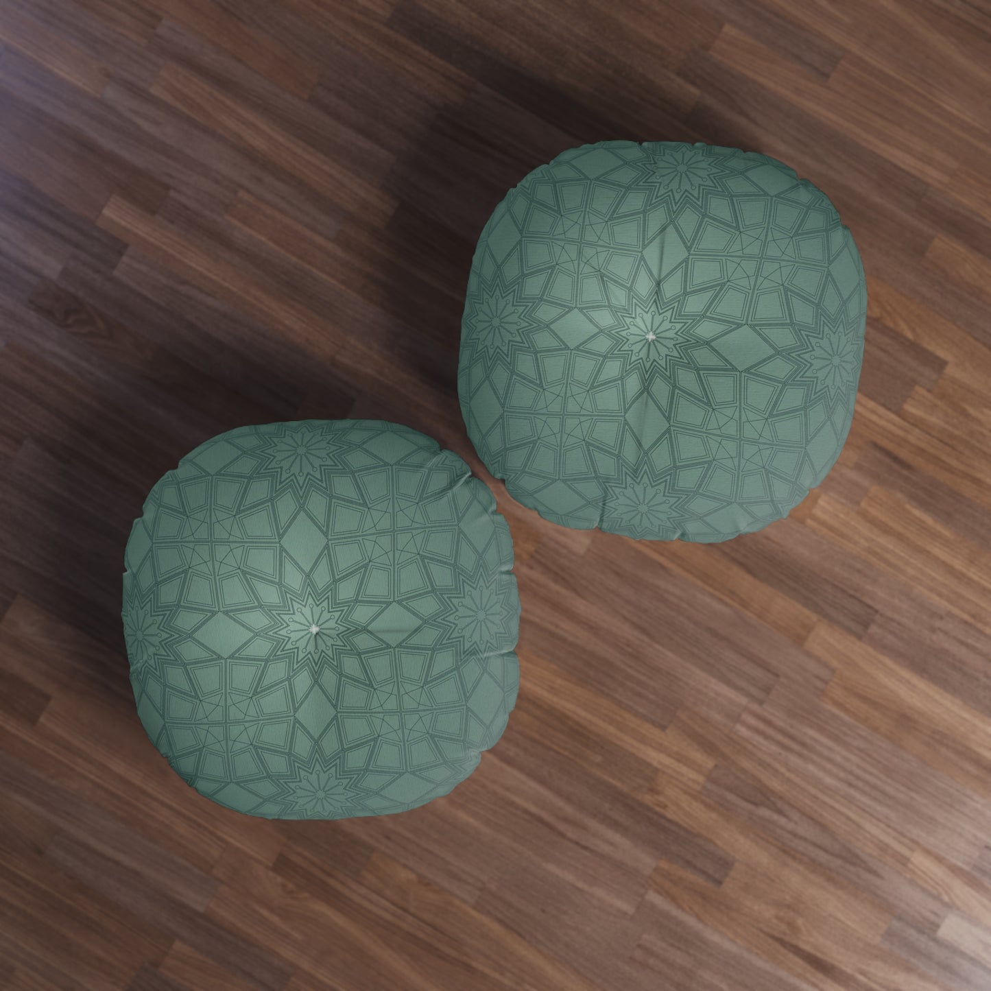 Stylish Tufted Floor Pillow, Round - Bohemian Home Decor, Meditation Cushion, Cozy Seating, Floor Pillow for Living Room, Gift Idea