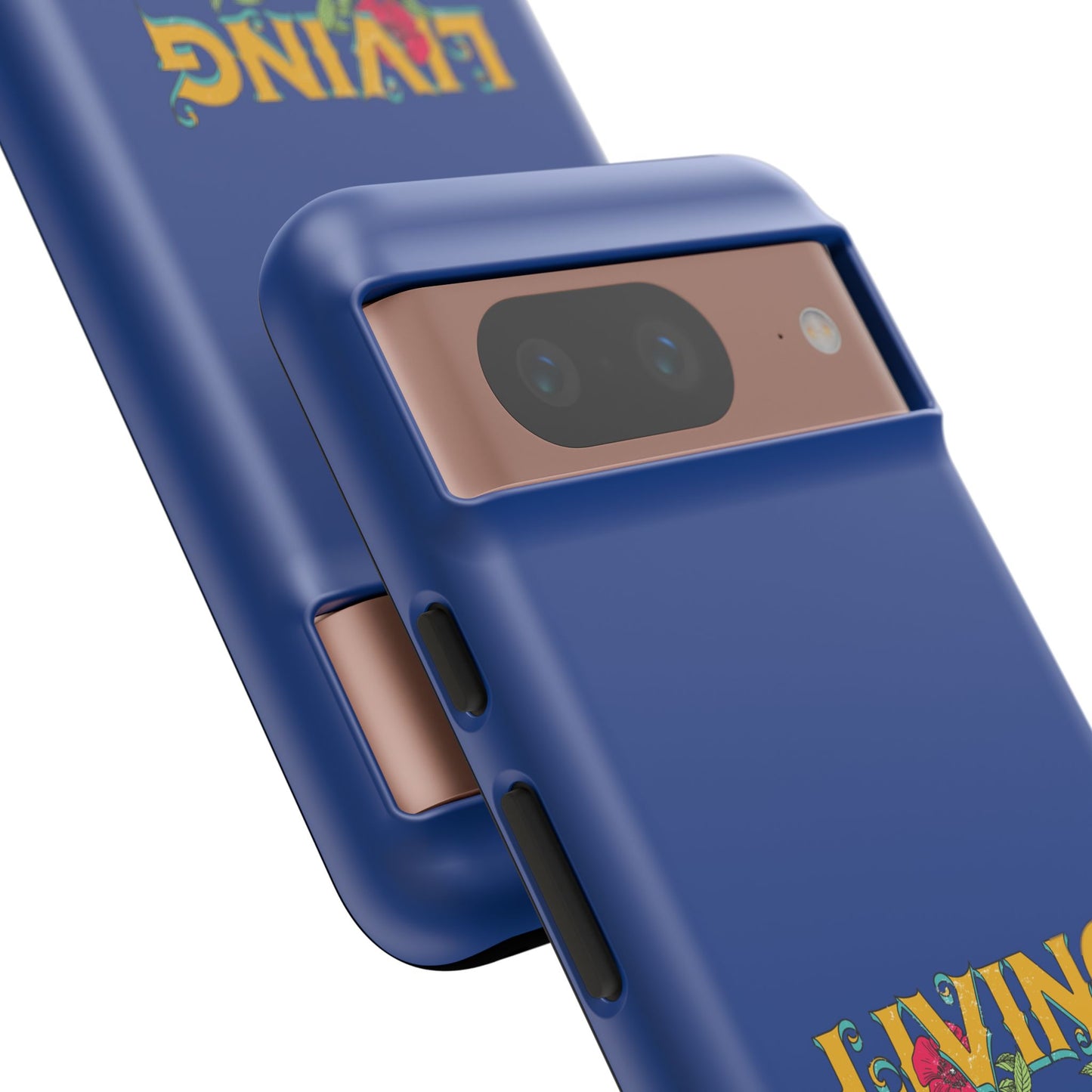 Living the Dream Phone Case, Floral Phone Cover, Tough Phone Case, Inspirational Gift, Boho Style Accessory, Dreamer Case