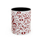 Accent Coffee Mug (11, 15oz) - Musical Notes