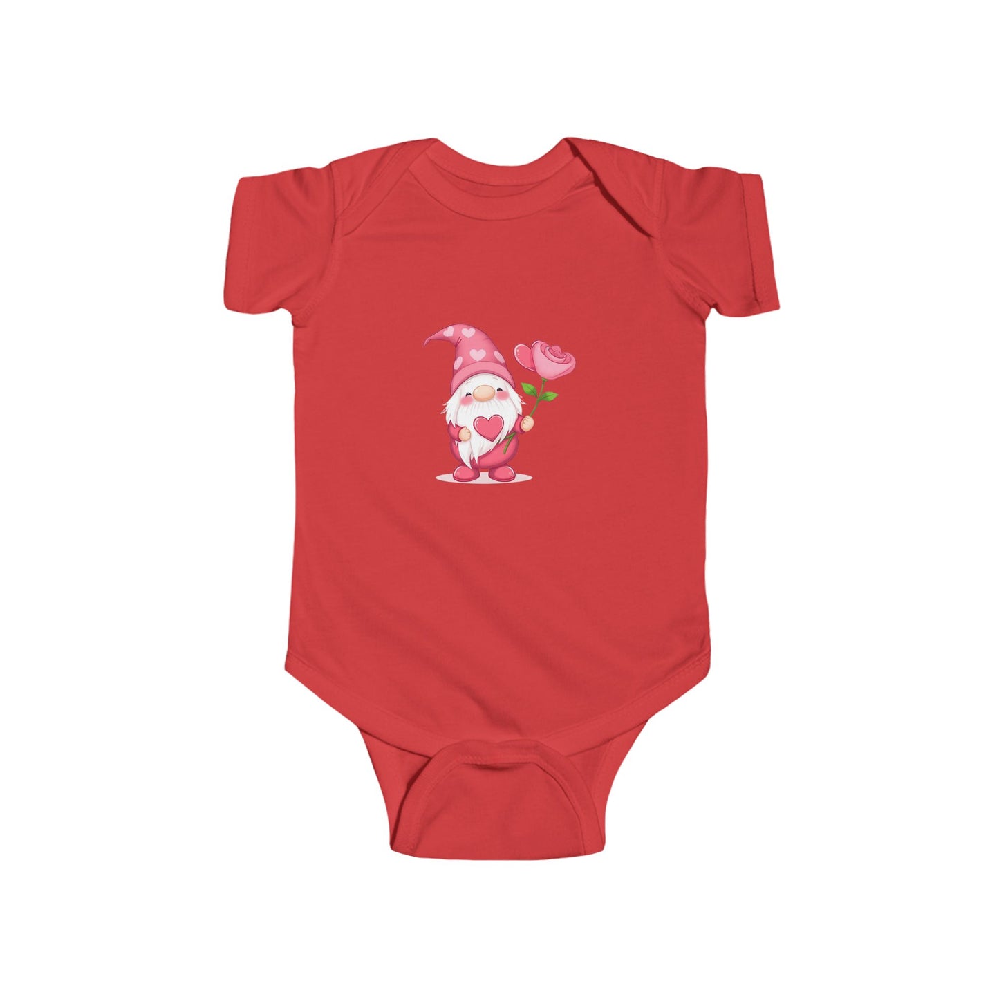 Cute Gnome Baby Bodysuit, Floral Infant Onesie, Newborn Gift, Baby Shower Essentials, Spring Outfit, Adorable Baby Clothes