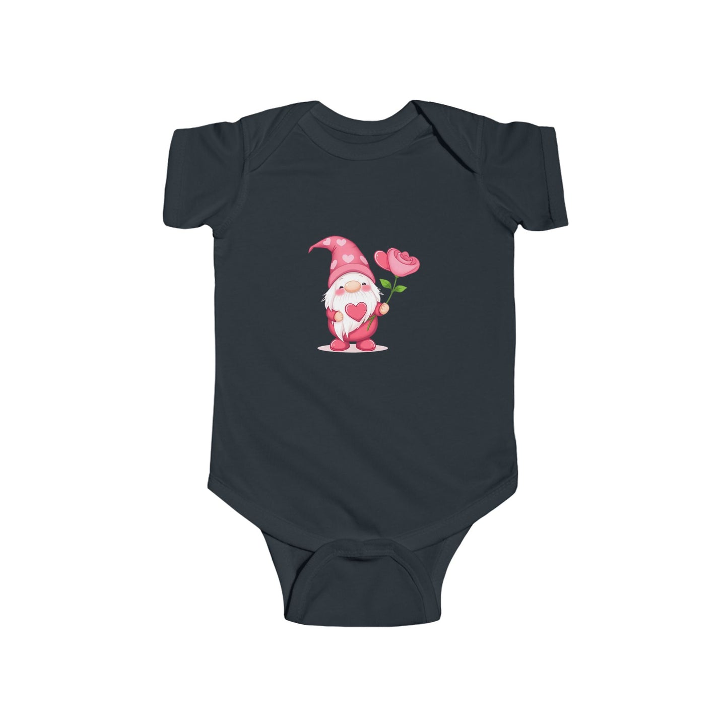 Cute Gnome Baby Bodysuit, Floral Infant Onesie, Newborn Gift, Baby Shower Essentials, Spring Outfit, Adorable Baby Clothes