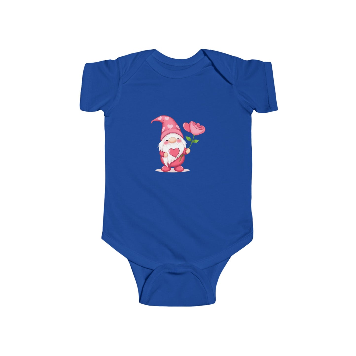 Cute Gnome Baby Bodysuit, Floral Infant Onesie, Newborn Gift, Baby Shower Essentials, Spring Outfit, Adorable Baby Clothes