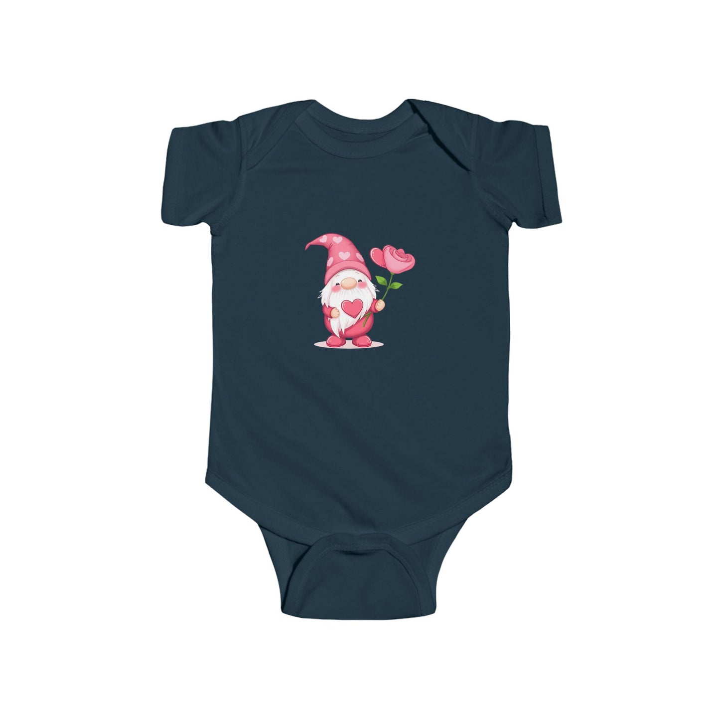 Cute Gnome Baby Bodysuit, Floral Infant Onesie, Newborn Gift, Baby Shower Essentials, Spring Outfit, Adorable Baby Clothes