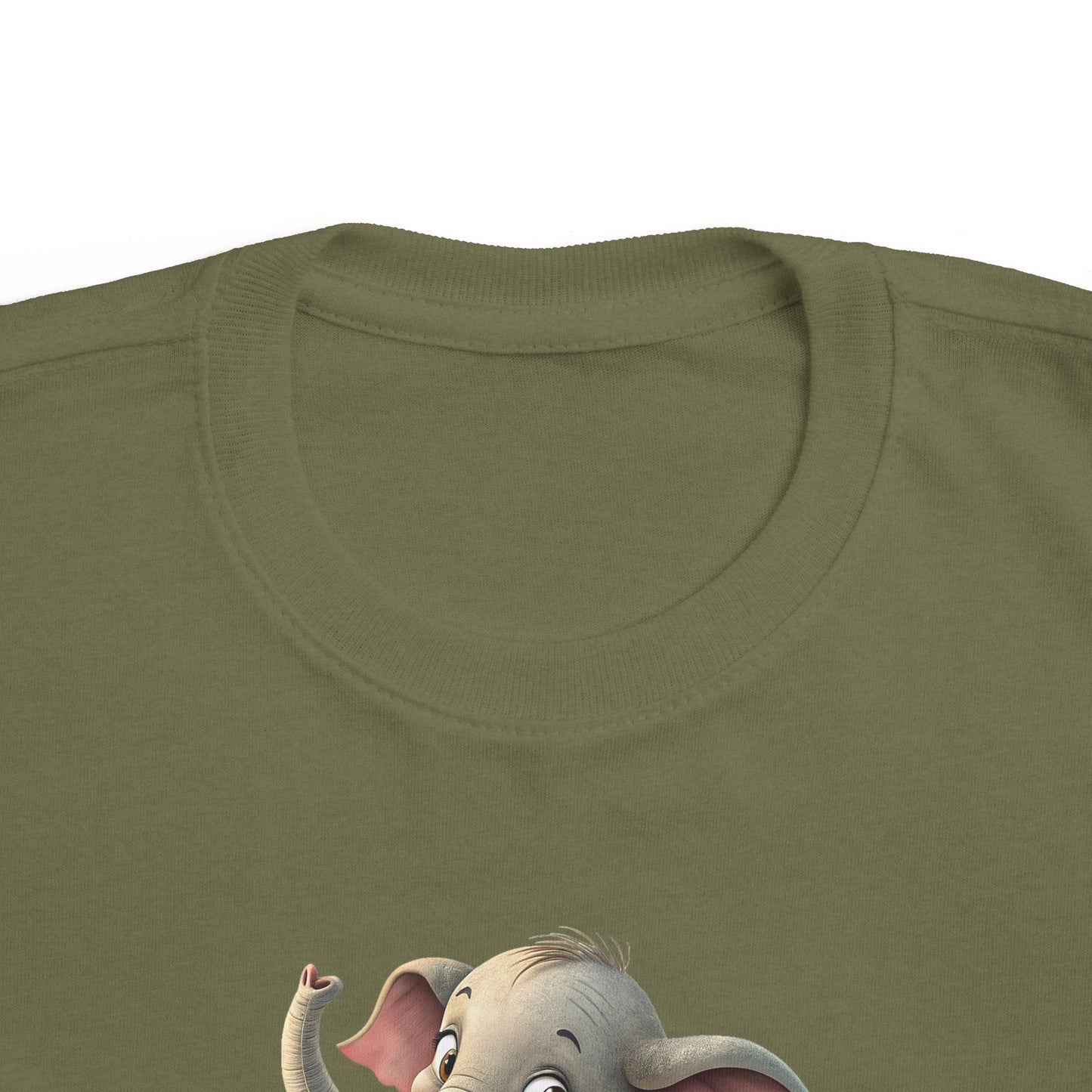 Cute Elephant Toddler Tee, Fun Summer Shirt, Kids Beachwear, Adorable Gift for Ages 2-5, Playful Animal Apparel