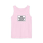 No Trespassing Garment-Dyed Tank Top | Unisex Summer Wear, Beach Vacation Shirt, Outdoor Adventure Top, Gift for Nature Lovers