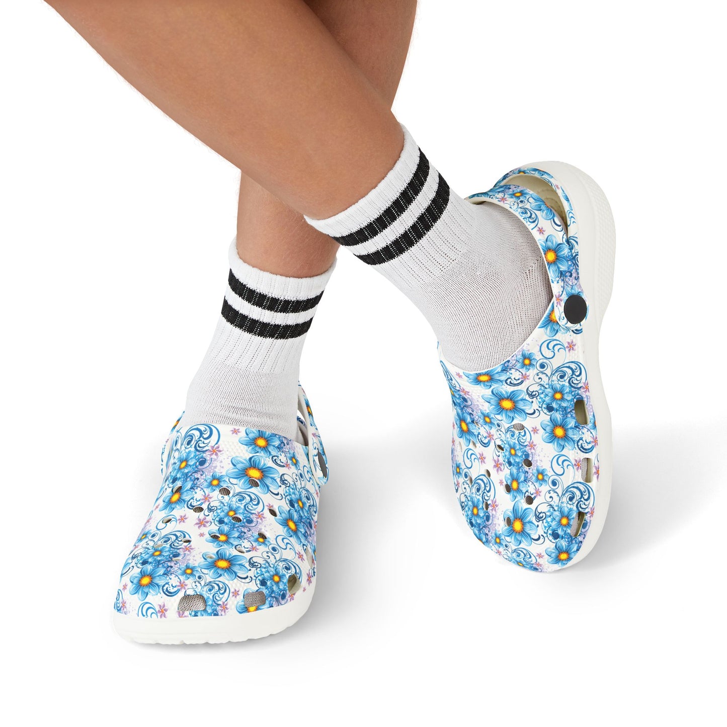 Kid's Floral EVA Clogs - Playful Comfort for Little Feet, Fun Garden Party Shoes, Summer Playtime Sandals, Outdoor Adventure Footwear, [...]