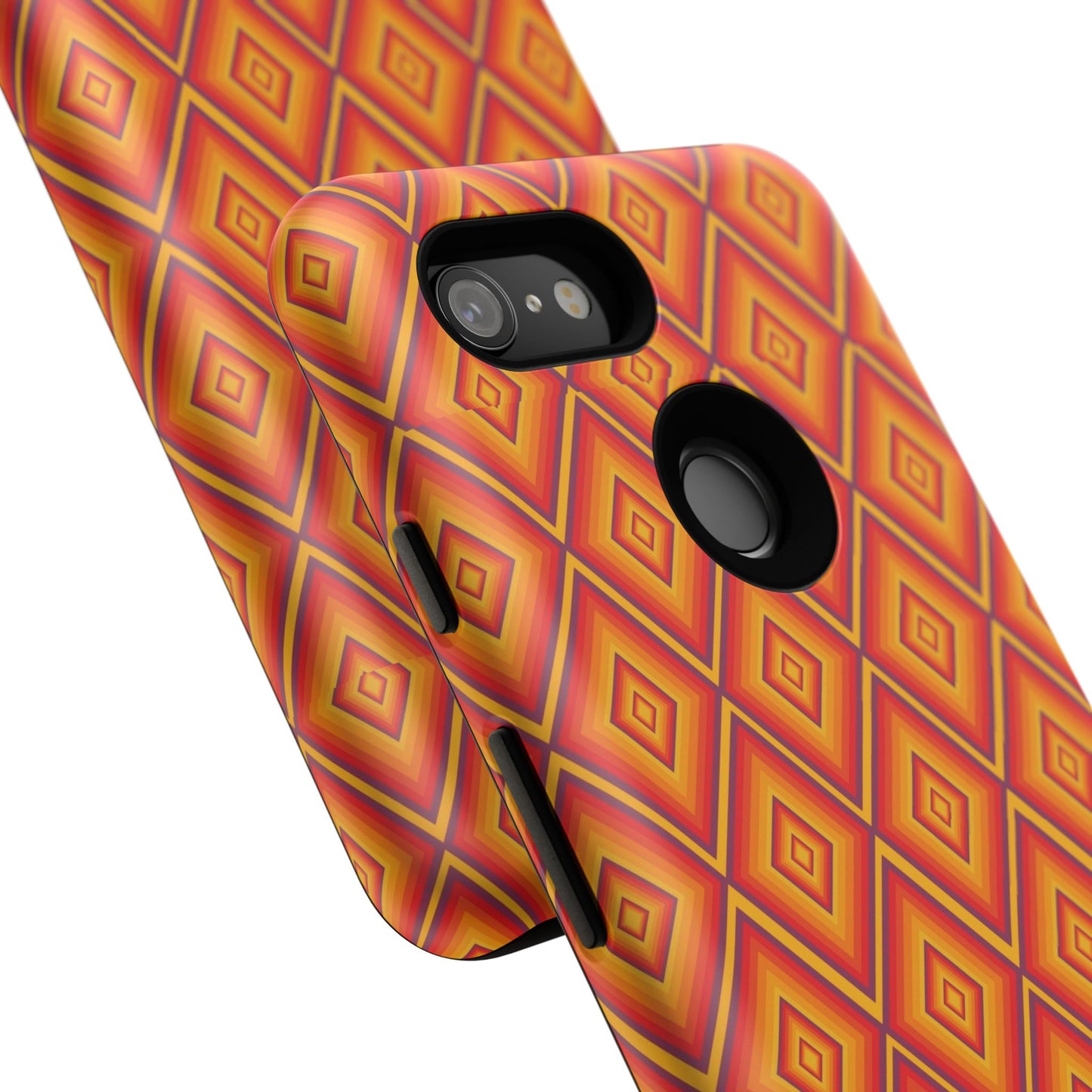Geometric Phone Case, Tough Cases for Protection, Stylish Smartphone Cover, Vibrant Patterned Phone Accessory, Unique Gift Idea, [...]