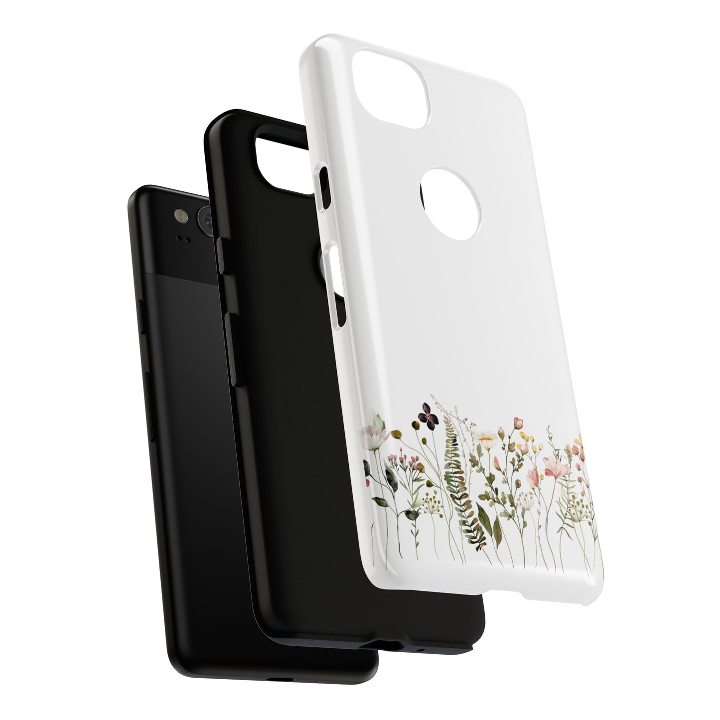 Floral Phone Case - Tough Cases for Nature Lovers, Stylish Floral Design, Phone Protection, Gifts for Her, Eco-Friendly Tech Accessories