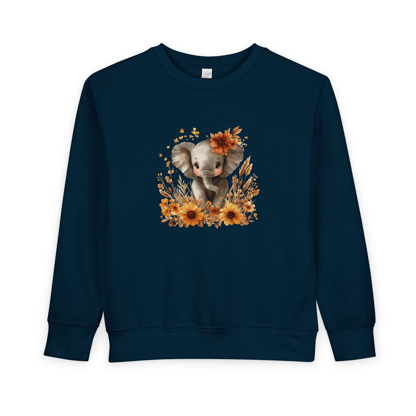 Adorable Elephant Toddler Sweatshirt - Cute Kids Apparel, Gift for Birthday, Baby Shower, Fall Fashion, Cozy Everyday Wear