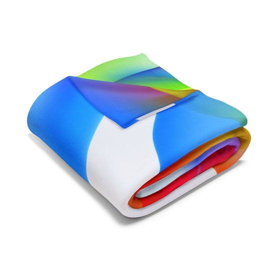 Vibrant Arctic Fleece Blanket for Cozy Comfort, Colorful Home Decor, Ideal Gift for Friends & Family, Love & Self-Care