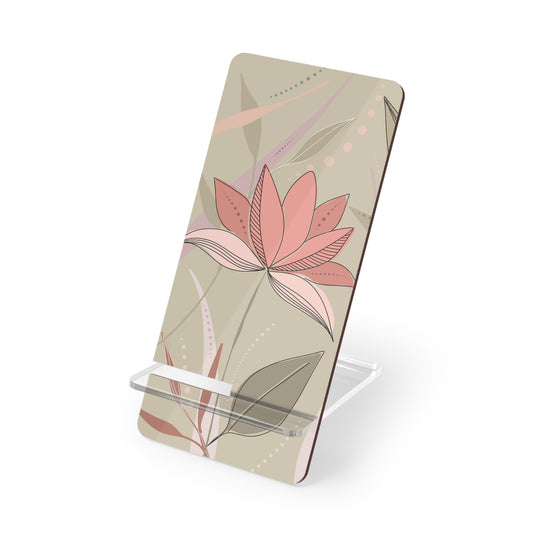 Stylish Mobile Phone Stand, Floral Phone Holder, Desk Decor, Gift for Her, Home Office Accessory, Mother's Day Gift
