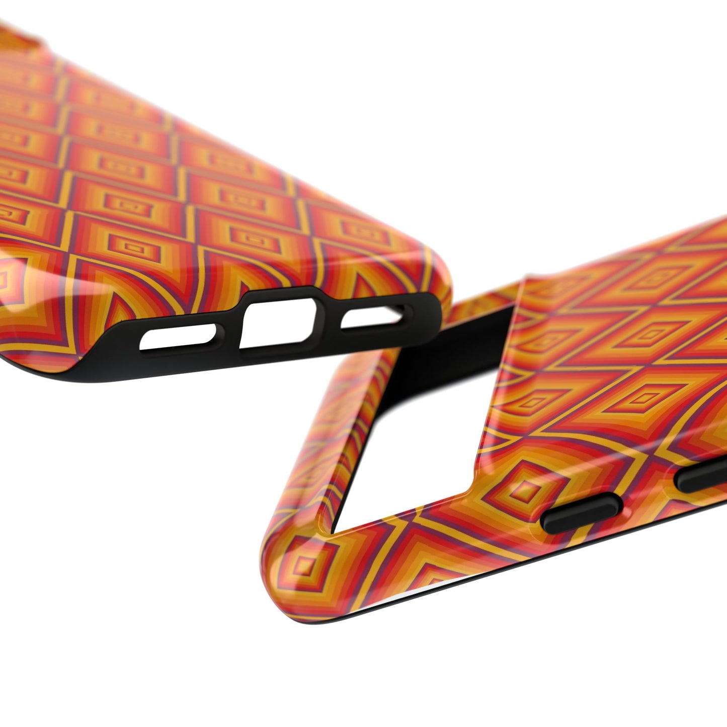 Geometric Phone Case, Tough Cases for Protection, Stylish Smartphone Cover, Vibrant Patterned Phone Accessory, Unique Gift Idea, [...]