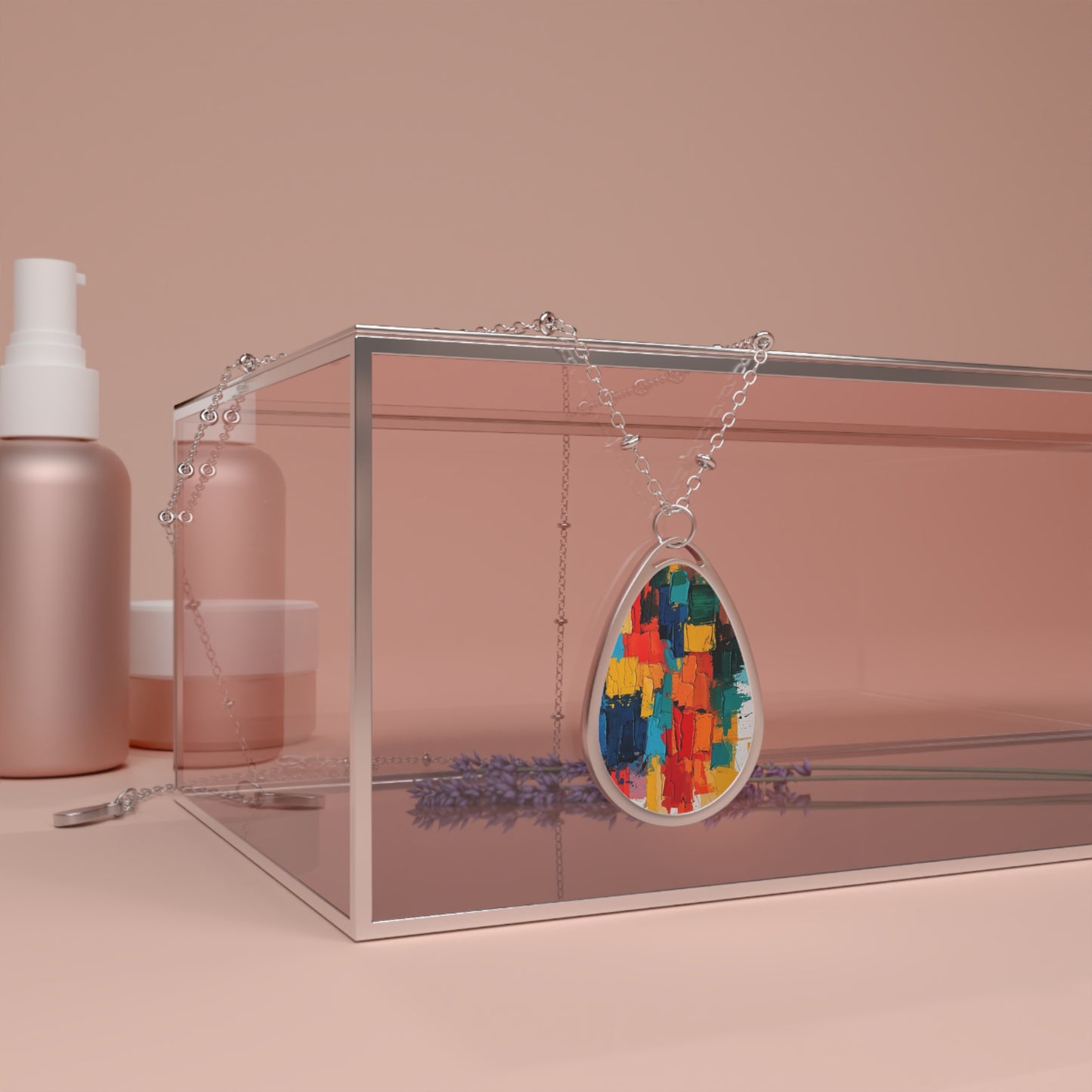 Oval Necklace - Multi color