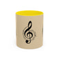 Musical Notes Coffee Mug - Perfect Gift for Music Lovers