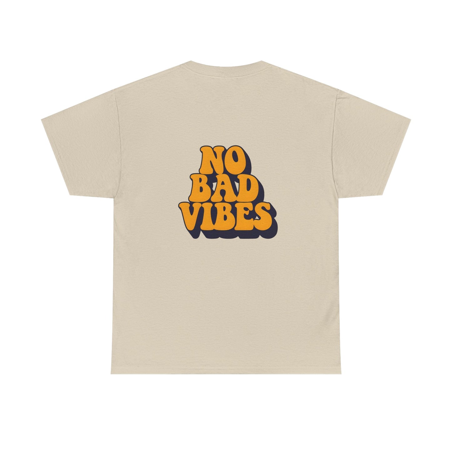 Good Vibes Only Unisex Heavy Cotton Tee, Casual Tee, Positive Message Shirt, Summer Fashion, Gift for Friends, Outdoor Wear