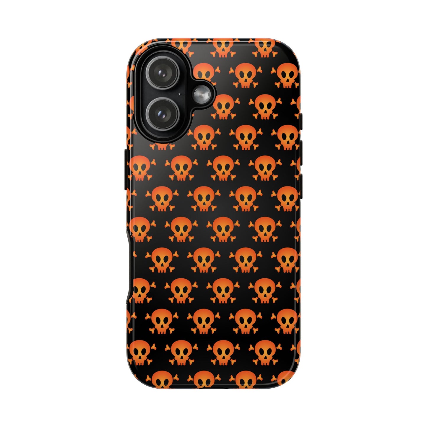 Halloween Skull Phone Case, Spooky Mobile Cover, Trick or Treat Accessory, Goth Gift, Skull Pattern Design