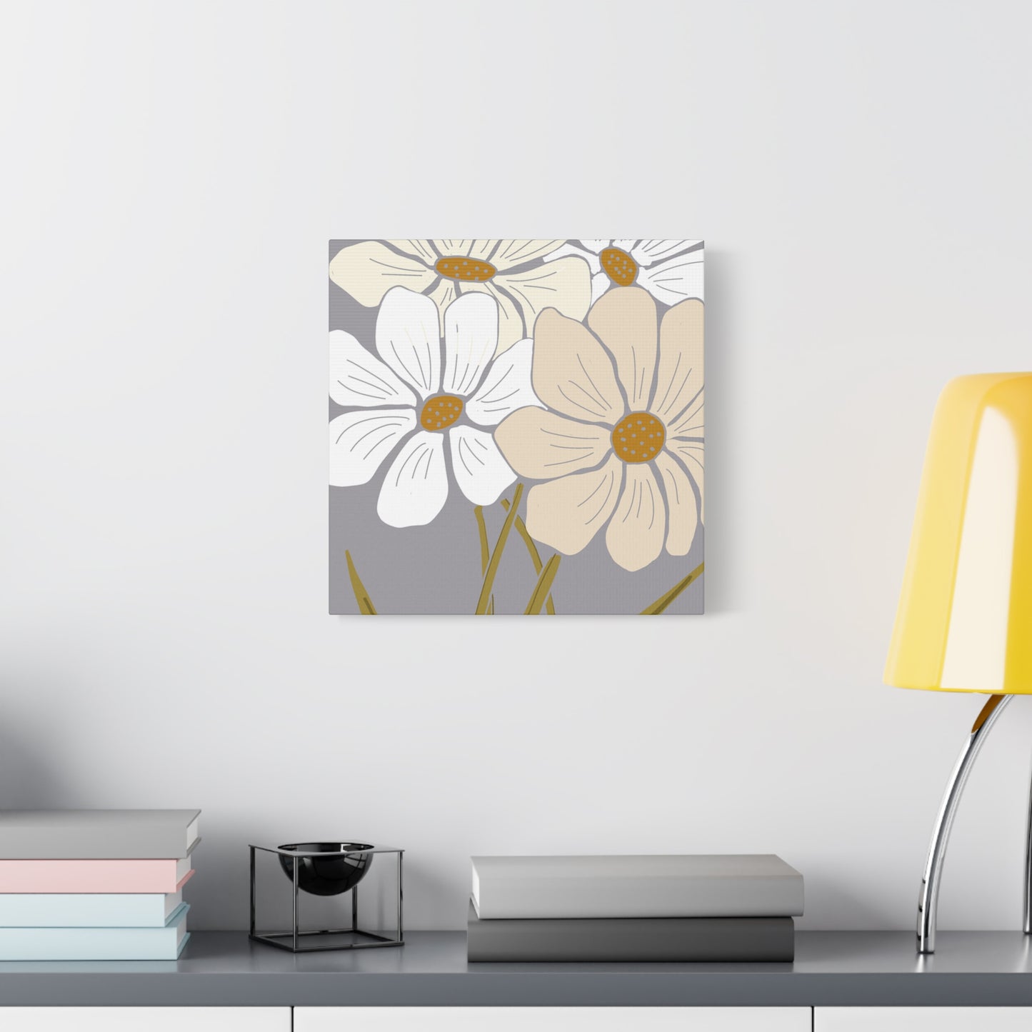 Copy of Copy of Matte Canvas, Stretched, 1.25" Tulips Pink and Purple Flowers