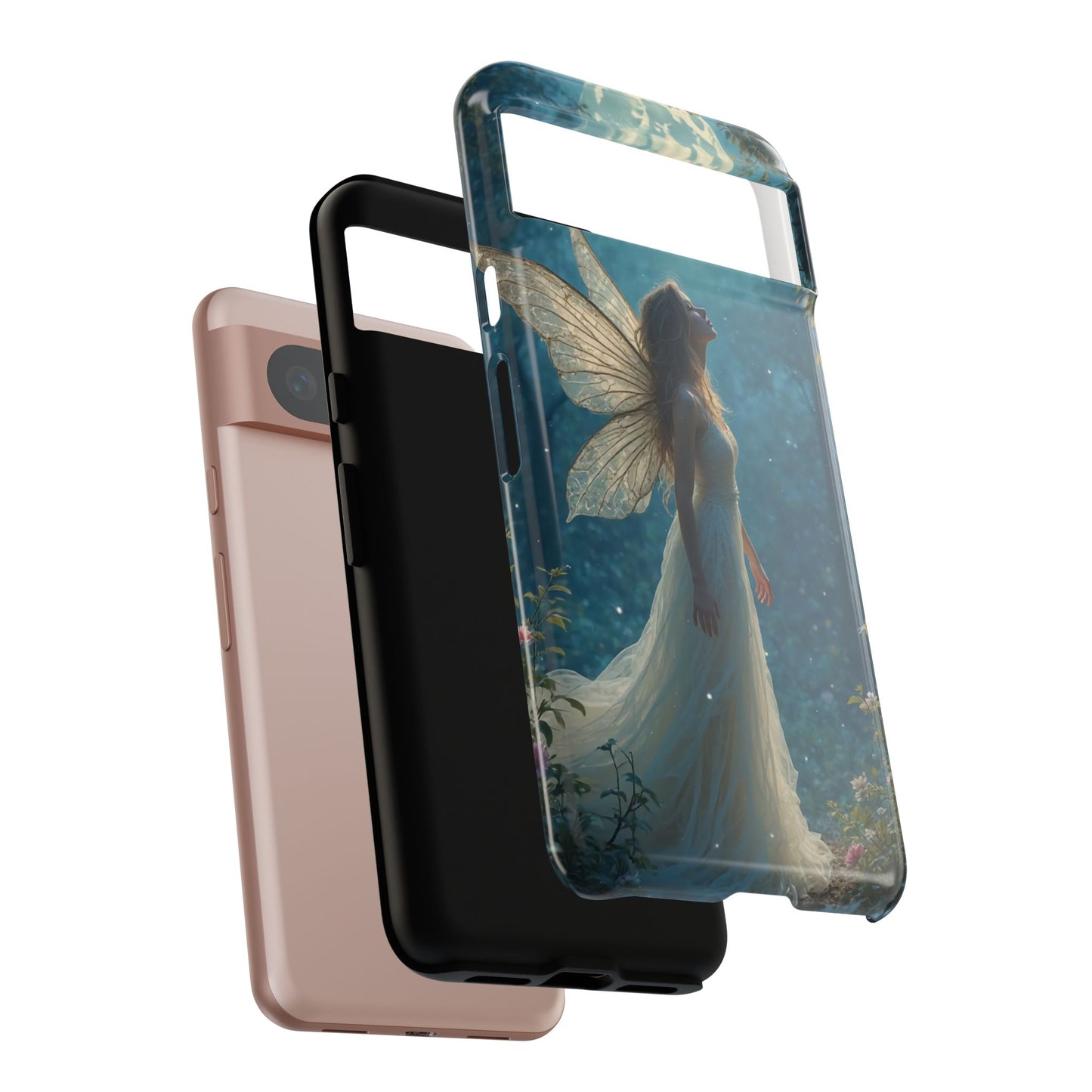Fairy Moon Phone Case | Tough Cases for Nature Lovers, Fantasy Gift, Boho Phone Accessory, Ethereal Aesthetic, Magical Design