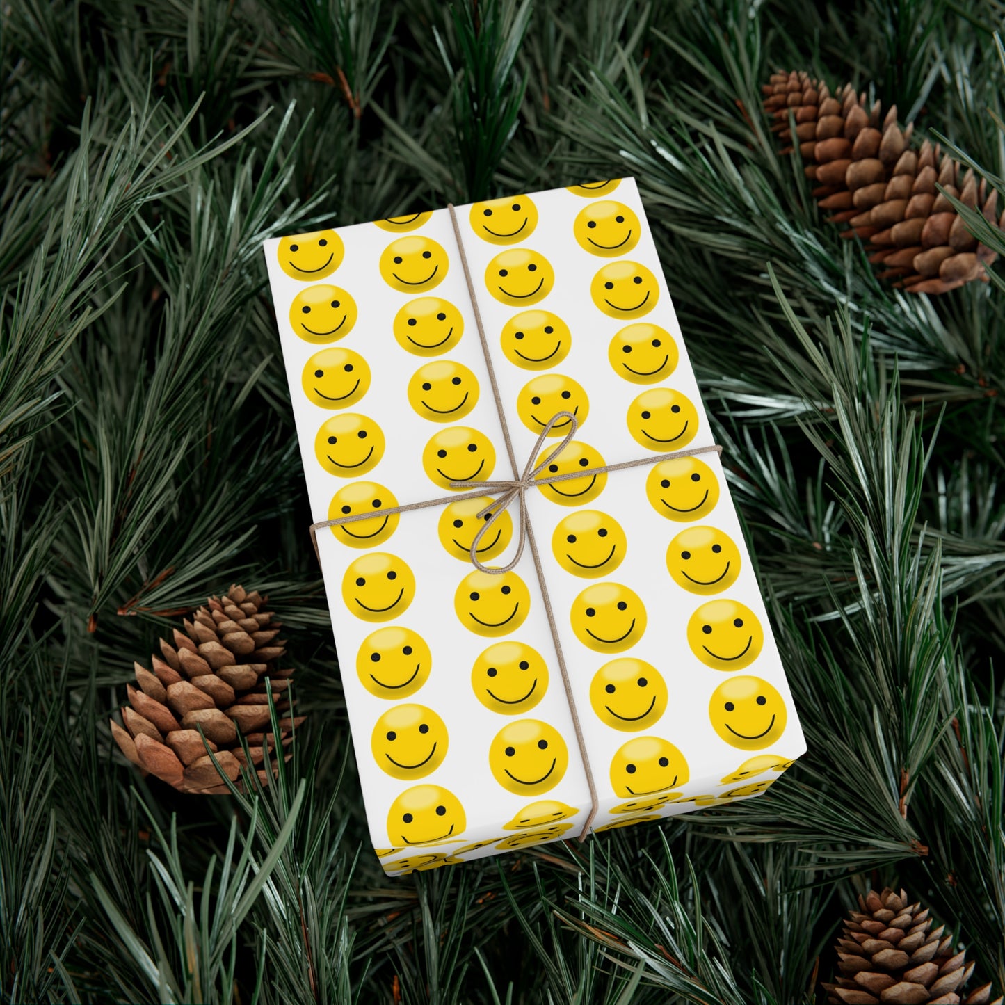 Smiley Face Gift Wrap Papers | Fun Wrapping Stationery for Birthdays, Holidays, Parties, Celebrations, and Gifts