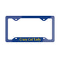 Funny Metal License Plate Frame - Crazy Cat Lady