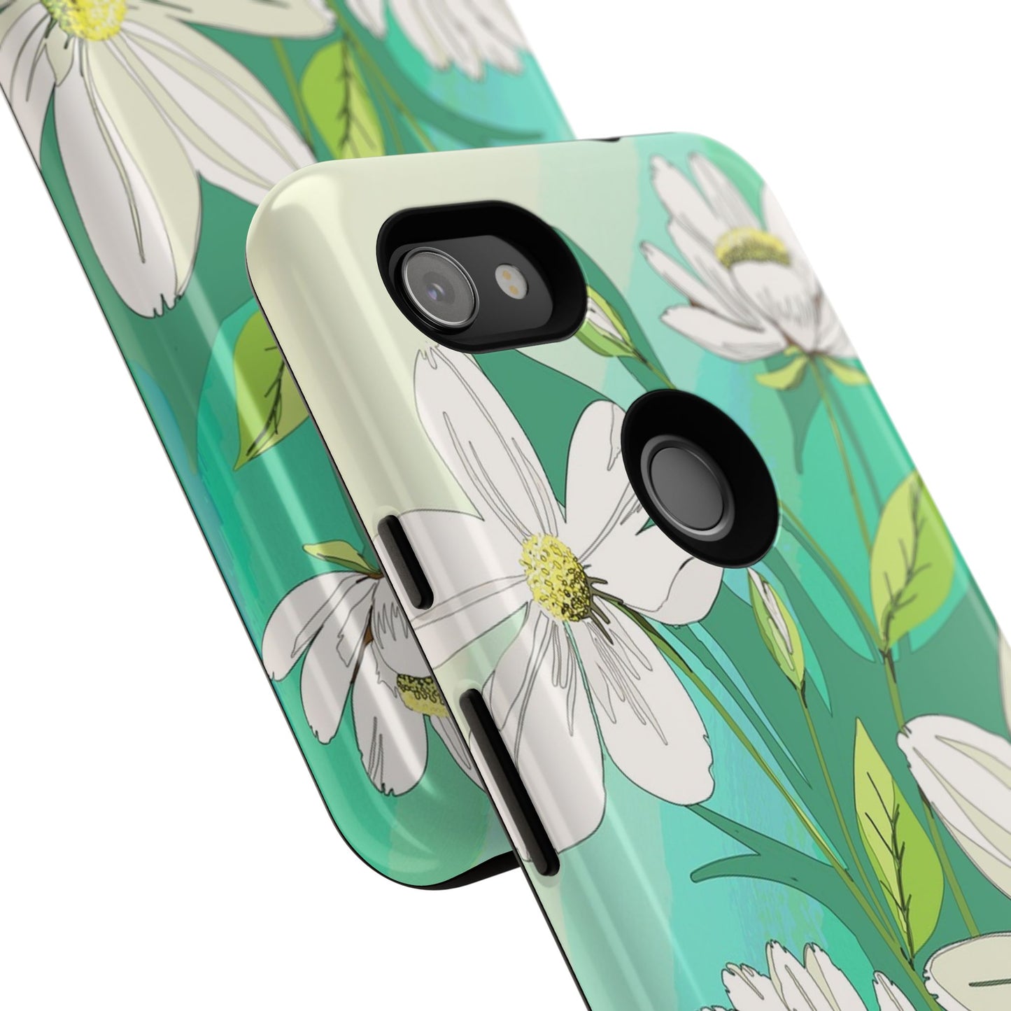 Floral Phone Case, Tough Cases, Flower Design, Nature Inspired, Eco-Friendly Cover, Unique Gift for Her, Spring Accessories