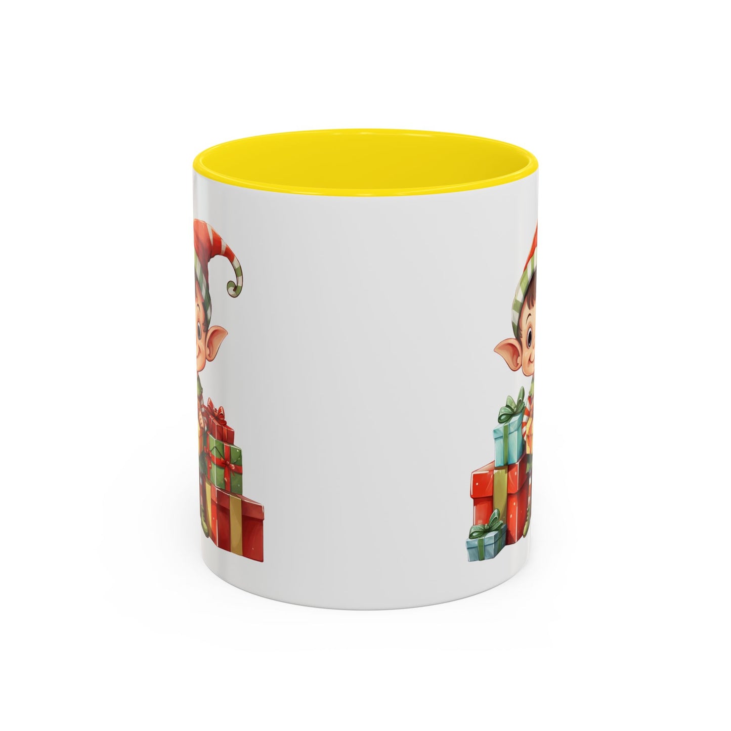 Holiday Elf Coffee Mug - Festive Gift Mug, Christmas Decor, Cute Elf Mug, Coffee Lover Gift, Winter Holiday Drinkware