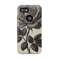 Black Rose Phone Case, Tough Cases with Floral Design, Elegant Tech Accessory, Gift for Flower Lovers, Stylish Protection