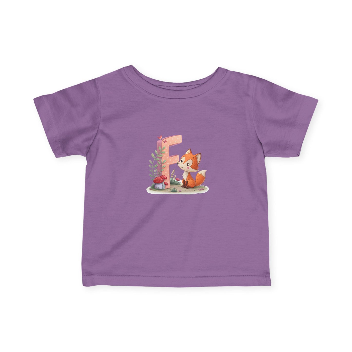 Whimsical Fox Infant Tee, Cute Kids Shirt, Personalized Baby Clothing, Baby Shower Gift, Eco-Friendly Toddler Tee