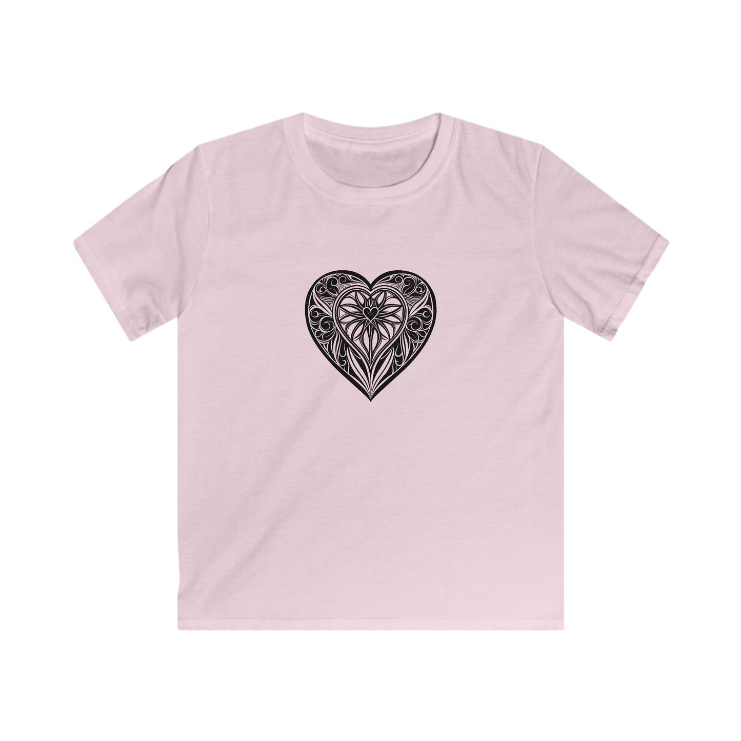 Heart Lion Kids Tee, Cute Children's T-Shirt, Animal Lovers Gift, Kids Fashion, Birthday Outfit