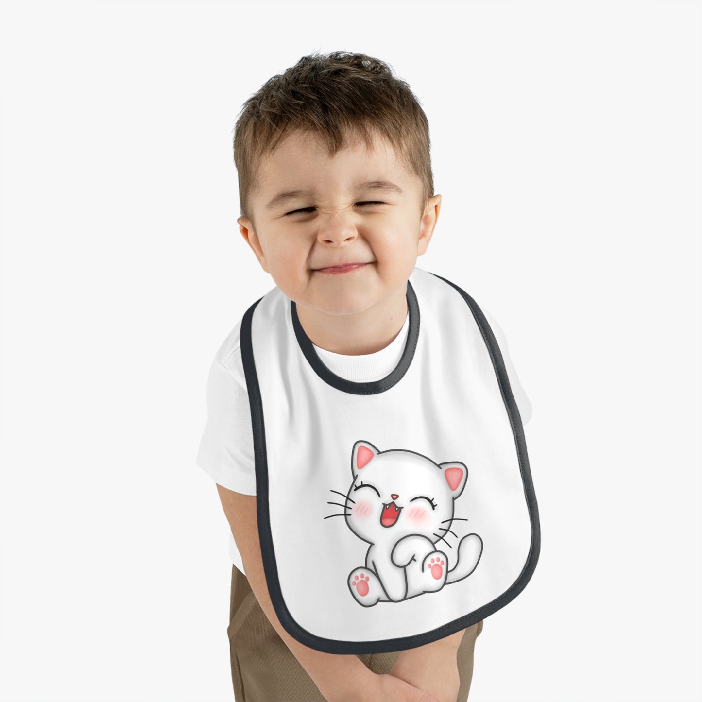 Cute Cat Baby Bib, Adorable Baby Accessories, Cat Lover Gift, Toddler Feeding Essential, Baby Shower Present, Fun Mealtime Gear