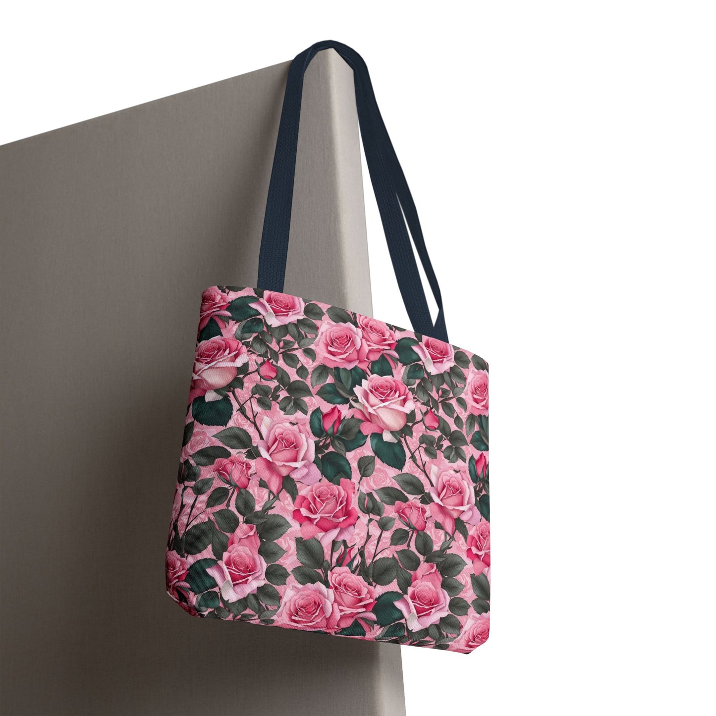 Pretty Pink Floral Tote Bag, Stylish Reusable Bag, Shopping Tote, Gift for Her, Eco-Friendly, Mother's Day Gift