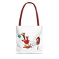Quirky Cartoon Tote Bag, Funny Gift, Bird Lover's Bag, Everyday Use, Shopping