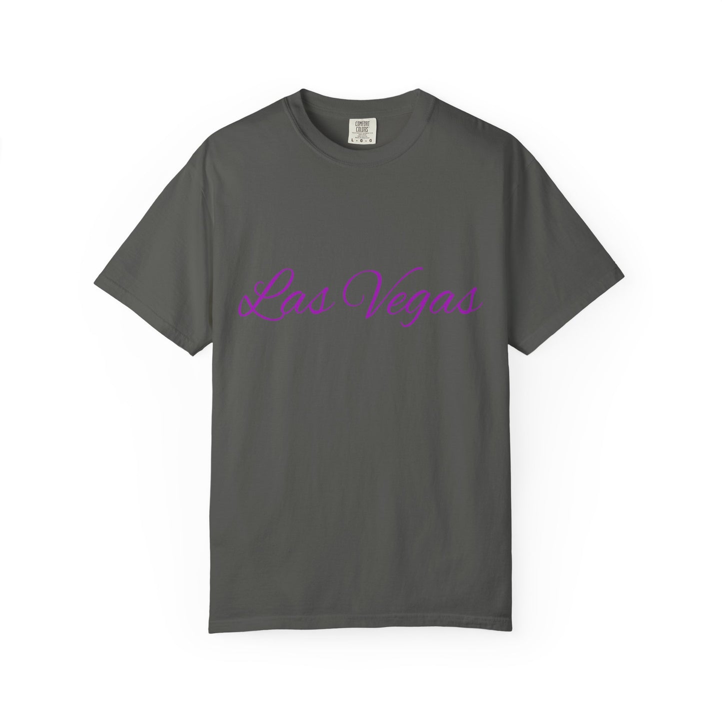 Las Vegas Floral Unisex Garment-Dyed T-Shirt | Vacation Tee, Travel Shirt, Summer Outfit, Gift for Travelers, Retro Las Vegas Design