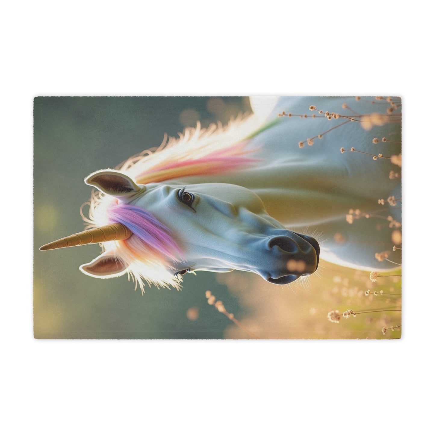 Unicorn Minky Blanket – Soft Rainbow-Maned Fantasy Throw for Kids & Gift