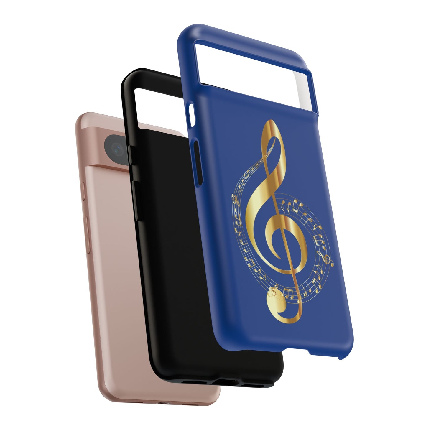 Tough Cases Blue and Gold Musical Note