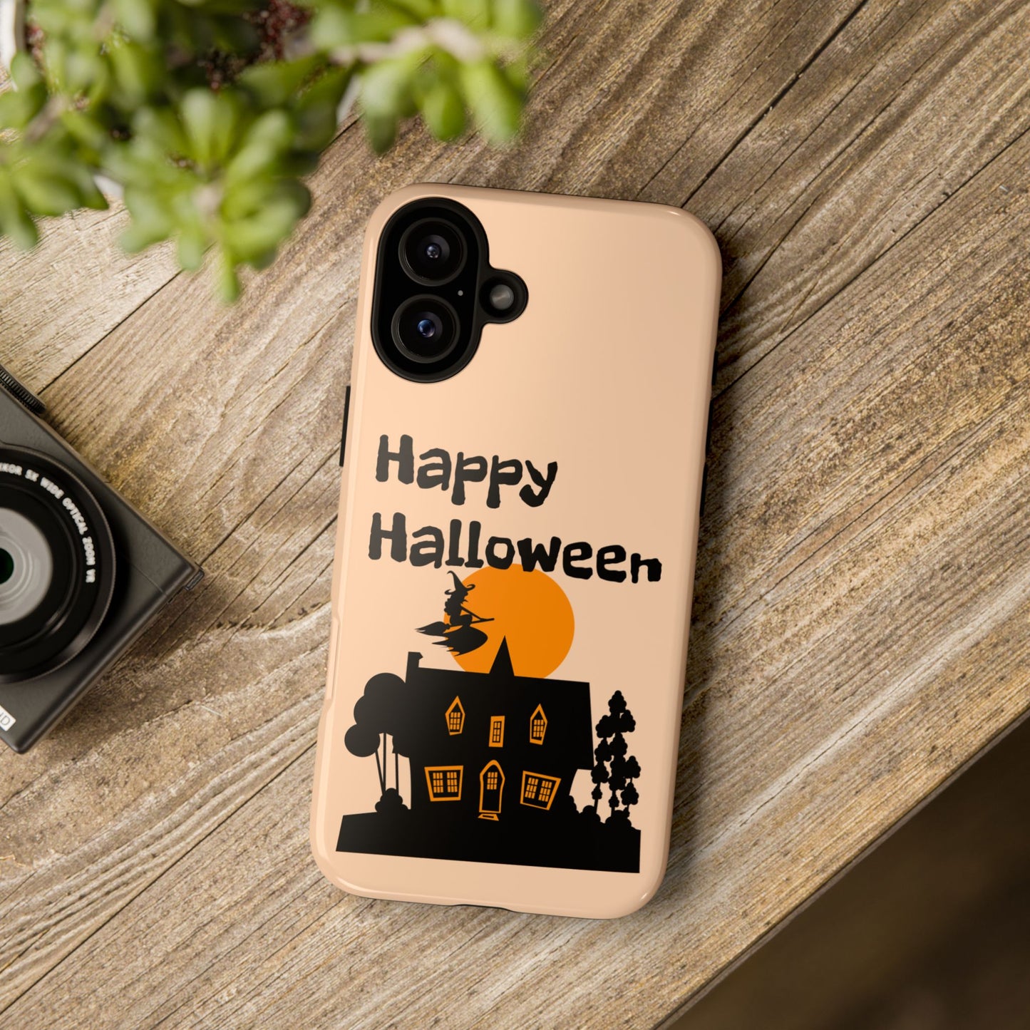 Halloween Phone Case, Spooky Mobile Cover, Tough Case for Phone, Witch Design, Fall Decor, Unique Gift for Halloween