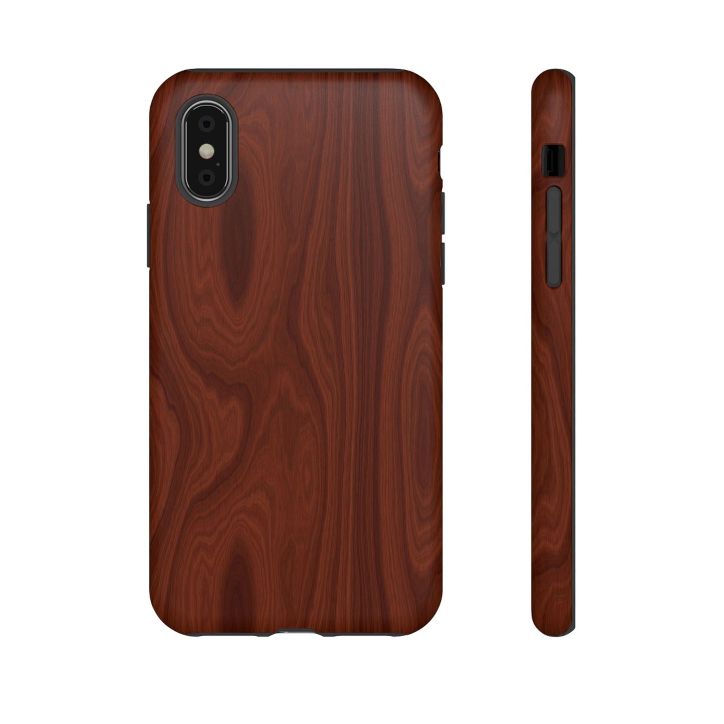 Wood Grain Phone Case, Stylish Tough Cases, Nature-Inspired Protective Cover, Unique Gifts for Him and Her, Eco-Friendly Tech Accessory