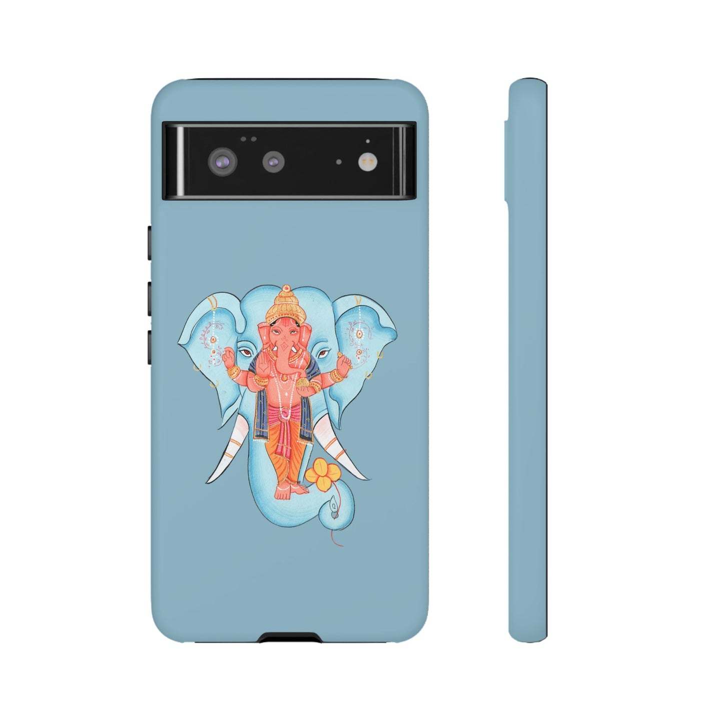 Tough Cases: Ganesh-Inspired Phone Case, Bohemian Phone Cover, Hindu Art Accessory, Festival Gift, Protective Phone Shell