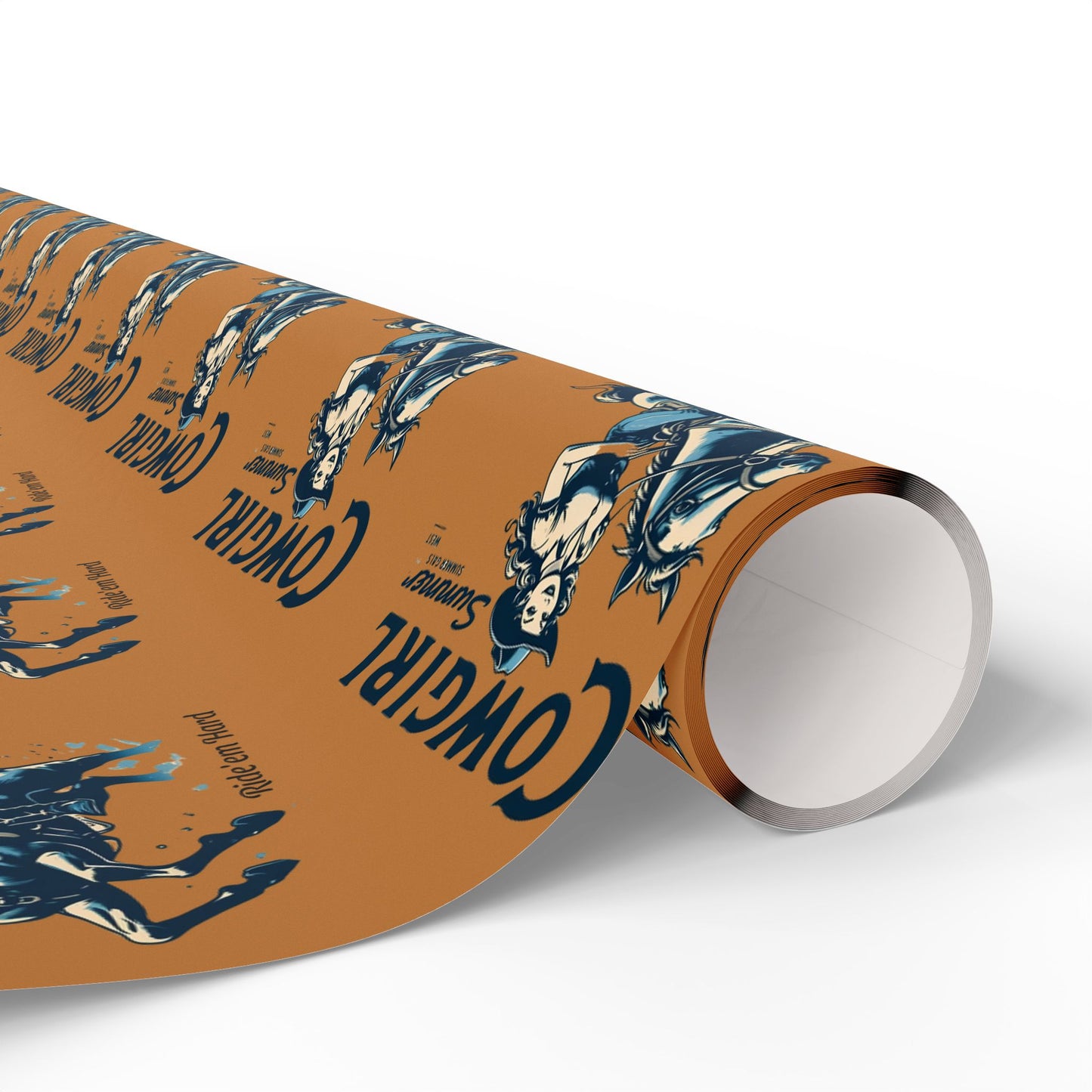 Cowgirl-Themed Wrapping Paper, Perfect for Birthdays, Holidays, Gift Wrapping, Western Parties, Unique Cowgirl Gifts