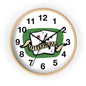 Vintage Playing Cards Wall Clock | Unlucky Tattoo Style Poker Design