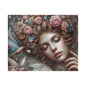 Floral Dream Portrait Puzzle — Surreal Woman & Birds Art Jigsaw (110–1014 pcs)