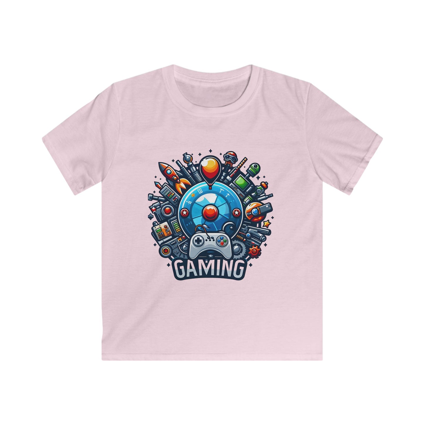 Gaming Adventure Kids Tee, Fun Tee for Young Gamers, Birthday Gift for Boys & Girls, Unique Gaming Apparel, Playful T-Shirt for Kids